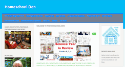 Desktop Screenshot of homeschoolden.com